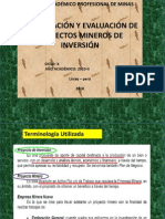 Clases 001formulacion y Evaluacion Proyectos de Inversion Minera