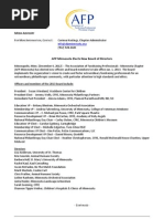 AFPMinnesota-MediaAdvisory-2013Board