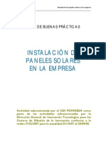 Instalacin de Paneles Solares en La Empresa