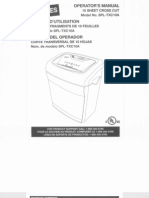 Staples 10 Sheet Cross Cut Shredder SPL TXC10A