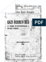 Gazi Husrev-Beg, Mirza Safvet, 1907