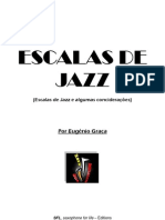 Escalas de Jazz e Algumas conciderações - Eugénio Graça