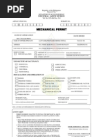 Mechanical Permit