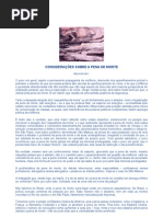 CONSIDERAÇÕES SOBRE A PENA DE MORTE