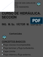 2da_Clase_CURSO_DE_HIDRÁULICA_segundo_semestre_2012