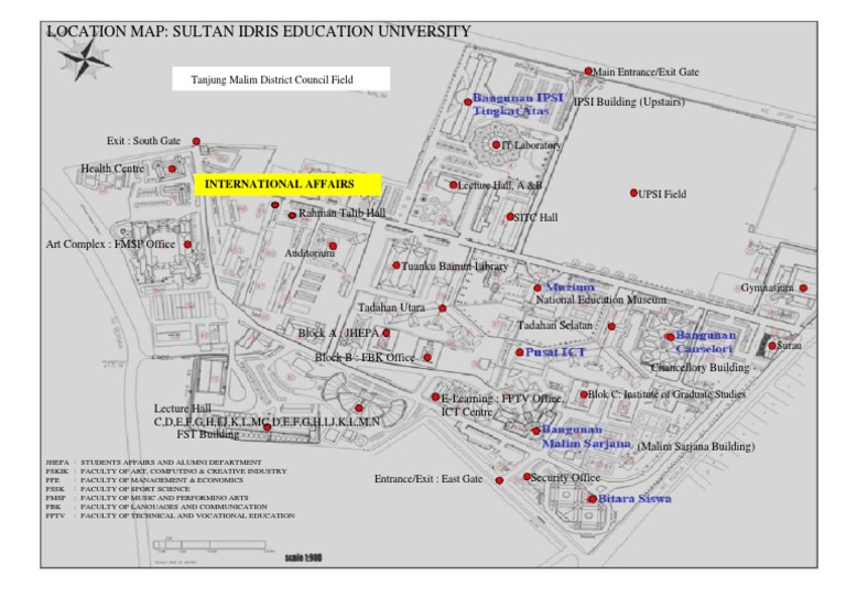 UPSI Campus Location Map | PDF