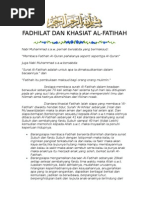 Download Fadhilat Dan Khasiat Al Fatihah by NARDIR B LATIFF SN11555260 doc pdf