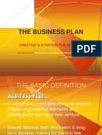 Business Plan ENTREPRENEURSHIP