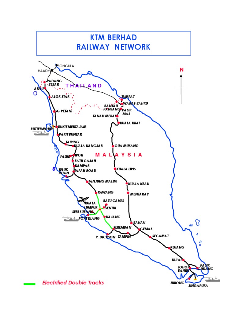 KTM Network | PDF | Malaysia | Public Transport