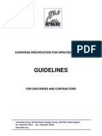 EFNARC (1999) - Guidelines for Specifiers and Contractors