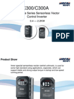 C300 Series Mini-Type Sensorless Vector Control Inverter
