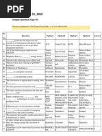 CDAC SAMPLE C-CAT PAPERS
