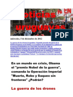 Noticias Uruguayas Miércoles 5 de Diciembre Del 2012