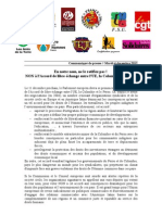 Communiqué de presse - NON à l'Accord UE-Colombie-Pérou