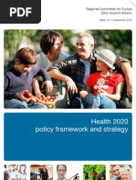 OMS Europa_Estrategia Health 2020