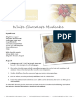White Chocolate Mudcake