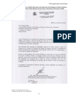 Carta A Solves de Los Inspectores Del Banco de España Sobre La Situacion Financiera 2005