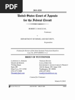Download MacLean v DHS - Federal Circuit MacLeans Opening Brief March 9 2012 by Robert J MacLean SN115592154 doc pdf