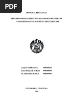 Download Pengaruh Monday Effect Terhadap Return 9 Sektor Saham Di Bursa Efek Indonesia Bei Tahun 2008 by Darmosoewito Luna SN115592506 doc pdf