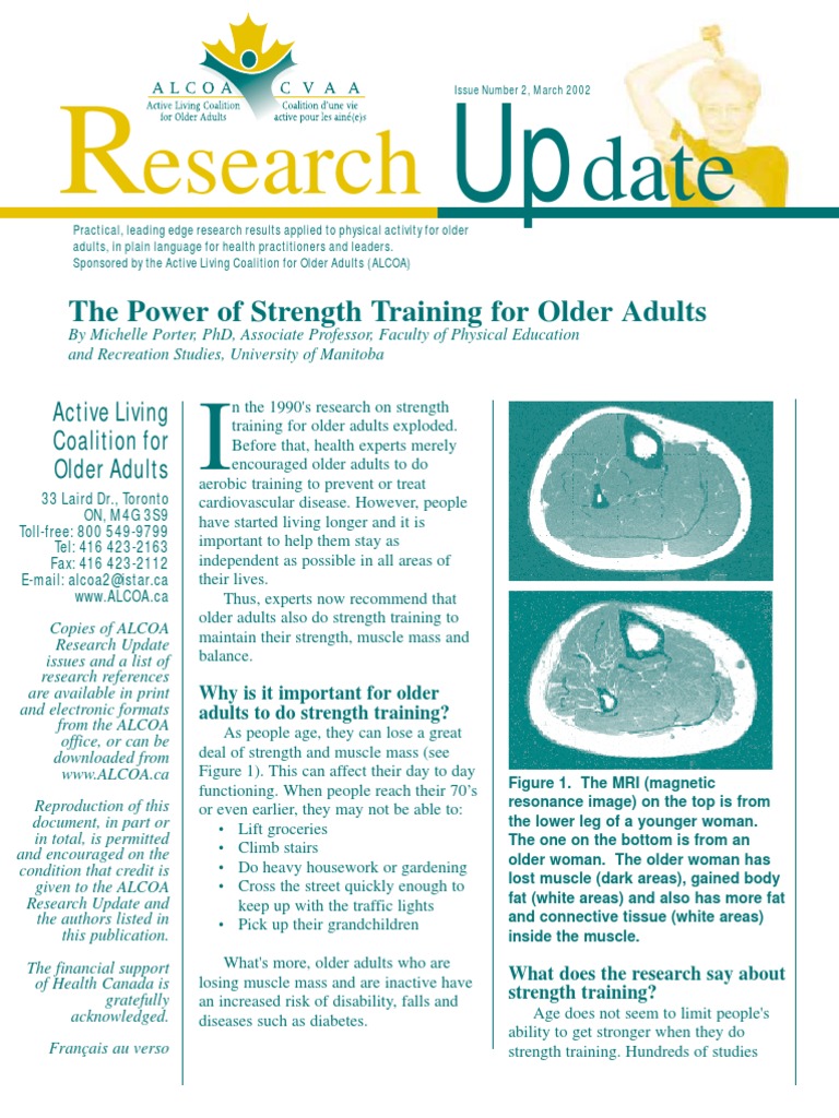 Power of Strength Training For Older Adults | PDF | Strength Training ...