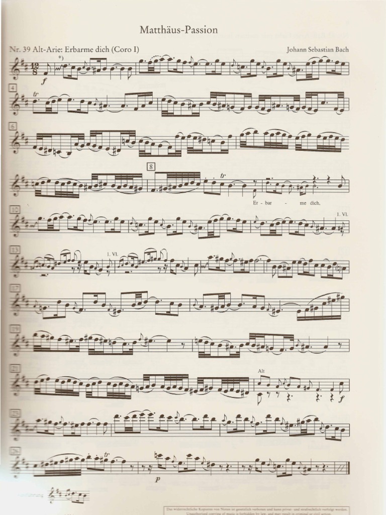 Violin Audition Excerpts Orchestra Pieces PDF Musical Notation