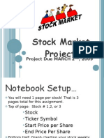 Stock Market Setup