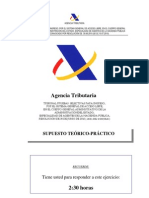 Agentes de Hacienda Pública. Cuestionario Segundo Examen 2010. Proporcionado Por La AEAT en Su Página Web. Turno Libre.