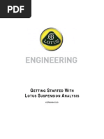 Lotus Suspension Analysis
