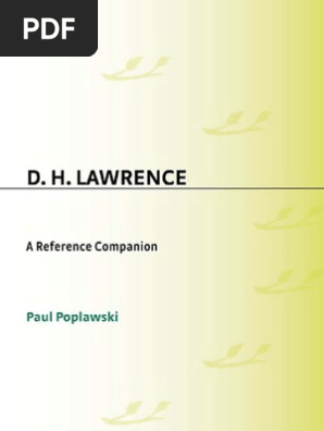 Lawrencerefcompanion Citation Fiction Literature - 