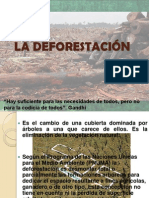 La deforestación