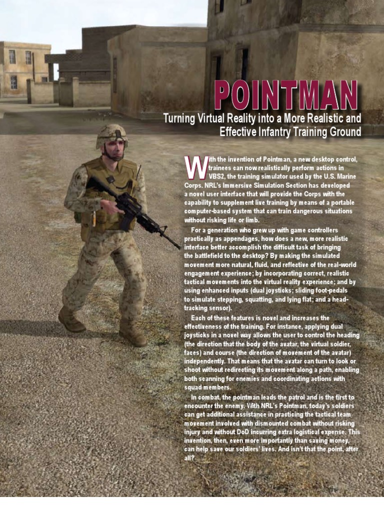 Pointman: Advanced Infantry Training Interface | PDF | Human–Computer ...