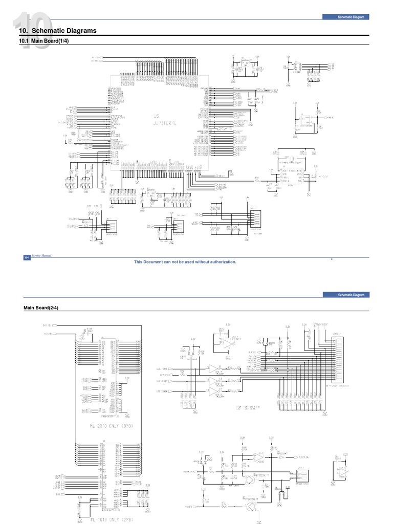 Schematic Diagrams Service Manual | PDF
