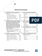 Public Policy Polling Marijuana Survey December 2012
