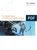 Policy on Safety and Health at Work