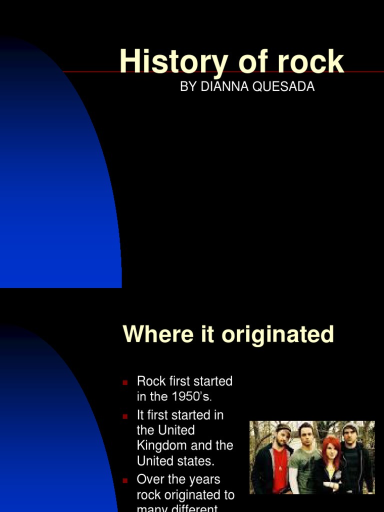 Evolution of Rock Music History | PDF