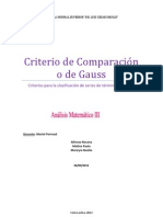 Criterio de Comparacion o de Gauss, Analisis 3