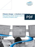 Climate Change - A Business Revolution, From the Carbon Trust
