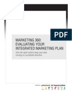 Marketing 360: Evaluating Your Integrated Marketing Plan
