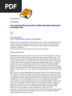 Carta Maravilhosa Mae a Um Filho