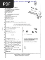 Complaint, Drakes Bay Oyster Co. V Salazar, No. C 12-6134-EDL (Dec. 3, 2012)