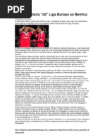 Pouca pontaria "dá" Liga Europa ao Benfica