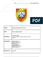 Managing Information System in Organised Reatail