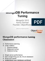 MongoSV 2012 - Mongo Performance Tuning