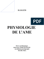 Medecine Physiologie de L'ame Ramatis