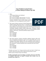 Soal Geologi Struktur Acara II