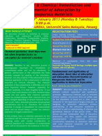 Radioactive & Chemical Remediation and Fundamental of Adsorption by Nanoporous Materials