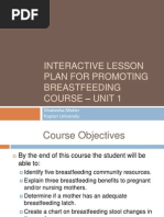 Download Breastfeeding Lesson Plan - Unit 1 by shakeekaa SN115701822 doc pdf