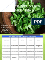 Wellness Book & Farm To Table Festival: Kathleen Salas Nutrition 210 Fall 2012 11:10am