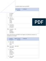 Student Response Value Correct Answer Feedback