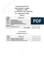 Regulations - 2009: Affiliated Institutions Anna University, Chennai